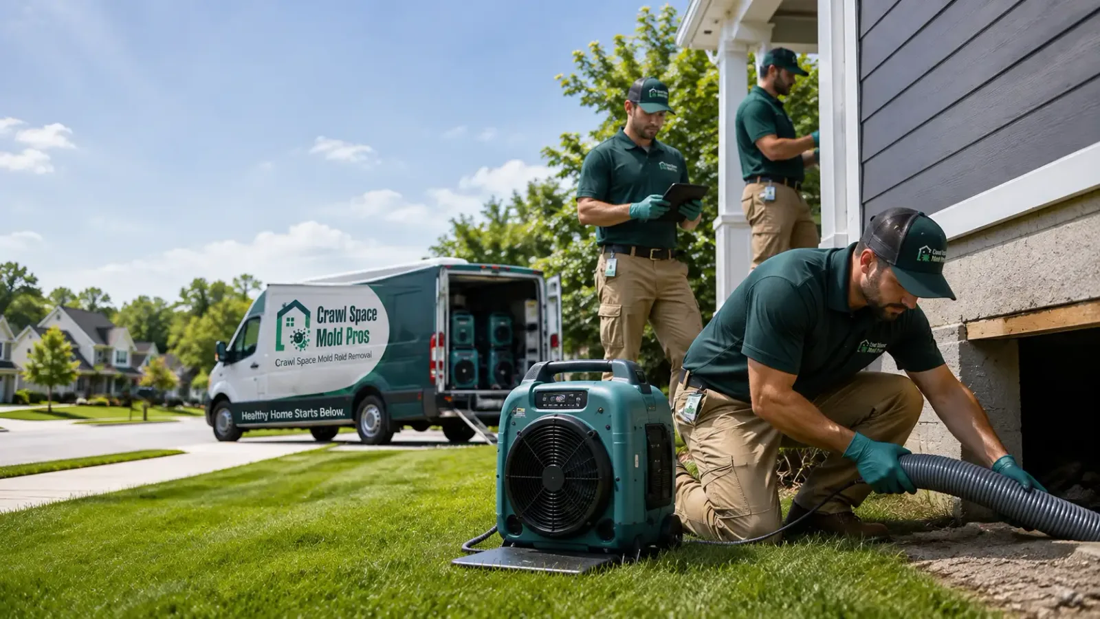 Crawl Space Mold Removal in Morristown, SD